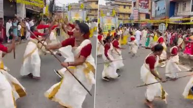 Dandiya Kerala style: शशी थरूर यांनी शेअर केला केरळा स्टाईल दांडियाचा व्हिडिओ
