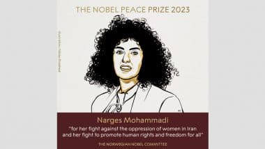 Nobel Peace Prize 2023: नर्गिस मोहम्मदी यांना देण्यात आला यंदाचा शांततेचा नोबेल पुरस्कार, इराणमध्ये भोगत आहेत तुरुंगवासाची शिक्षा