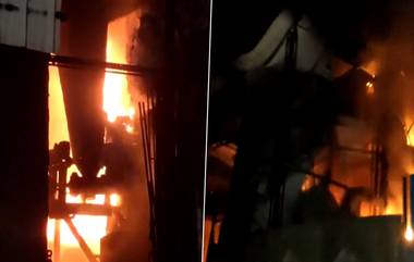 Bhiwandi Fire: बॉयलरच्या स्फोटामुळे भिवंडीत रेस्टॉरंटला आग लागली