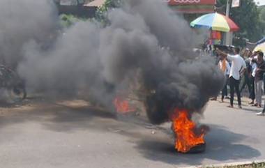 Maratha Reservation Protest: नवले ब्रीजवर आंदोलनकर्ते आक्रमक,घोषणाबाजी करत महामार्ग रोकला