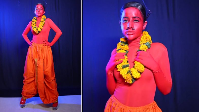 Urfi Javed New Look: हॅलोविन पार्टीसाठी 'भूल भुलैया' चित्रपटातील 'छोटा पंडित' बनून निघाली उर्फी जावेद; अभिनेत्रीचा लूक पाहून यूजर्स म्हणाले, पाण्यापासून दूर रहा