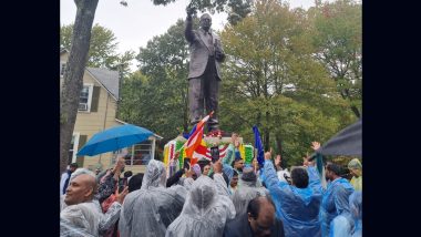 Statue Of Equality: अमेरिकेत डॉ. बाबसाहेब आंबेडकर यांच्या सर्वात मोठ्या पुतळ्याचे अनावरण, जय भीमच्या घोषणांनी दुमदुमला परिसर