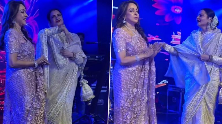 Hema Malini's 75th Birthday: हेमा मालिनी यांच्या वाढदिवसाच्या पार्टीत दिग्गज कलाकारांनी लावली हजेरी, रेखाजीने केला सुंदर डान्स