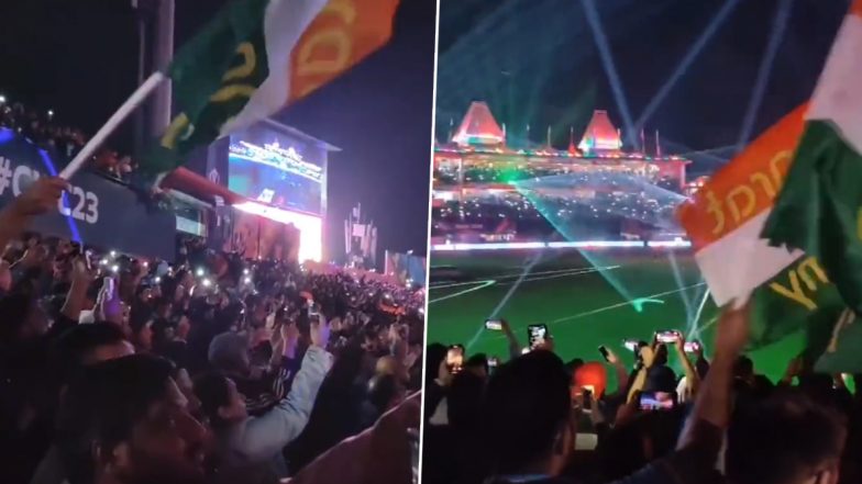 Vande Mataram At Ind vs NZ: धर्मशाळा स्टेडियमवर 23 हजार लोकांनी एकत्र गायले 'वंदे मातरम'