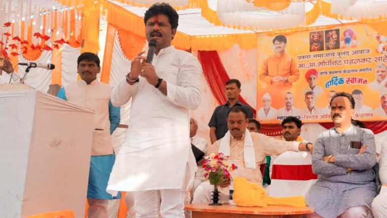 Gopichand Padalkar: आमदार गोपीचंद पडळकर यांच्यावर इंदापूरमध्ये मराठा आंदोलकांकडून चप्पलफेक