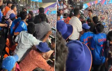 Fans Fight at IND vs AFG Match: भारत - अफगाणिस्तान सामन्यात चाहत्यांमध्ये तुफान हाणामारी, व्हिडिओ सोशल मीडियावर व्हायरल (Watch Video)