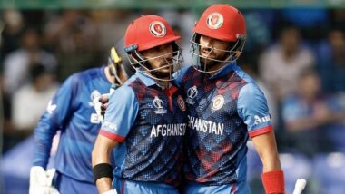 AFG Beat SL, World Cup 2023: अफगाणिस्तानचा श्रीलंकवर 7 विकेट्सने विजय, अजमतुल्ला उमरझाईची 74 धावांची शानदार खेळी