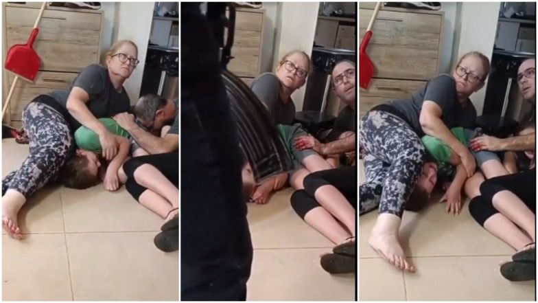 Israeli Couple Hostages by Hamas: हमासकडून इस्त्रायली जोडपे ओलीस, अल्पवयीन मुलीस फाशी; हृदयद्रावक Video सोशल मीडियावर व्हायरल