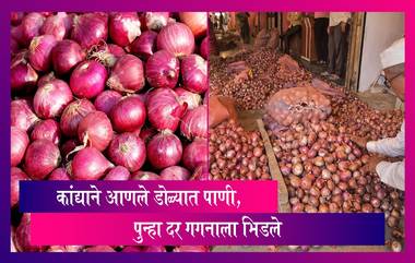 Onion Price Hike In India: कांद्याच्या दरात पुन्हा वाढ, नवीन भावाने डोळ्यात आणले पाणी