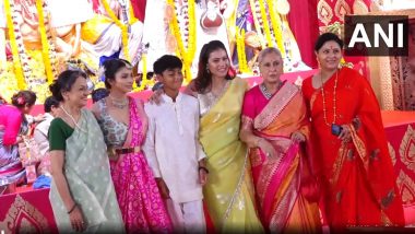 Maha Ashtami 2023: काजोल आणि जया बच्चन यांची महाअष्टमीच्या निमित्त दुर्गा पूजा उत्सवास भेट (Watch Video)