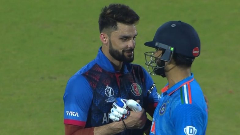 Naveen Ul Haq And Virat Kohli Shaking Hands: नवीन उल हकने विराट कोहलीसोबत घातली साद, मिटवला आपला वाद, पाहा फोटो