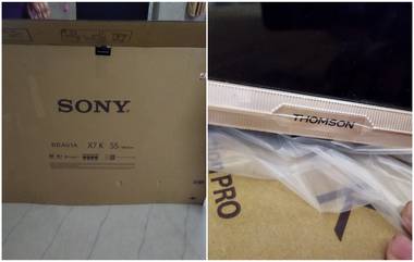 Online Shopping: मागवला एक ₹ 1 लाख किमतीचा Sony TV, मिळाला थॉमसन टीव्ही; Flipkart ने घेतली दखल