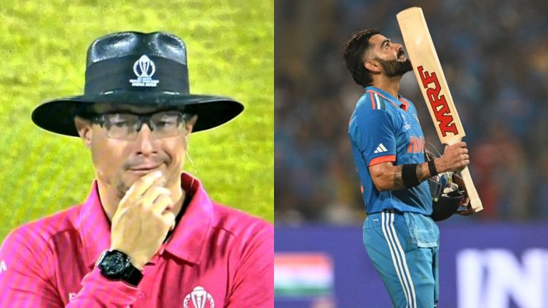 Umpire Richard Kettleborough: विराटन शतक झळकावलं ते केवळ अंपायरमुळे! थेट सामन्यात केला जबरदस्त किस्सा; व्हिडिओ पाहा