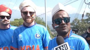 IND vs NZ ICC Cricket World Cup 2023: भारत विरुद्ध न्यूझीलंड सामन्यापूर्वी चाहत्यांमध्ये जल्लोष, चांगल्या सामन्याच्या अपेक्षा, पाहा व्हिडिओ