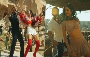 Tiger 3 Song &lsquo;Leke Prabhu Ka Naam&rsquo;: Katrina Kaif-Salman Khan च्या रोमॅन्टिक अंदाजातील 'लेके प्रभू का नाम' गाणं  रसिकांच्या भेटीला (Watch Video)