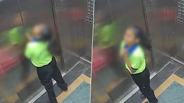 VIDEO: लखनऊ येथे लिफ्टमध्ये अडकली 5 वर्षांची मुलगी; करत राहिली मदतीची याचना, जाणून घ्या काय घडले पुढे (Watch)