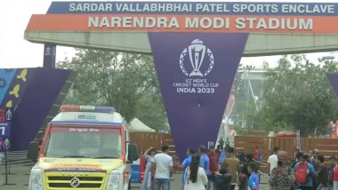 IND vs AUS World Cup 2023 Final: भारत आणि ऑस्ट्रेलिया यांच्या आयसीसी विश्वचषक अंतिम सामन्यापूर्वी नरेंद्र मोदी स्टेडियम बाहेरील दृश्ये