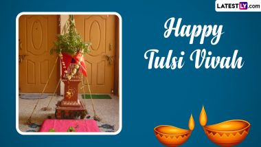 Tulsi Vivah 2023 Pot Decoration Ideas: तुळशी विवाहावेळी वृंदावनाची करा खास सजावट; पहा काही सोप्या कल्पना (Watch Video)