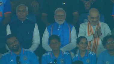 PM Modi In Stadium: पंतप्रधान नरेंद्र मोदी यांनी स्टेडियममध्ये जाऊन घेतला भारत ऑस्ट्रेलिया फायनल सामन्याचा आनंद