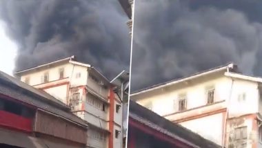 Fire Breaks Out In Byculla Building: भायखळा परिसरातील इमारतीला आग, 5 जणांची सुटका, Watch Video