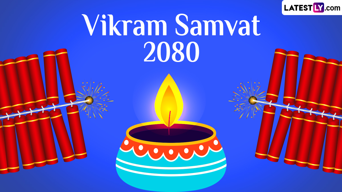 Vikram Samvat 2080 Wishes & Happy Gujarati New Year HD Images विक्रम