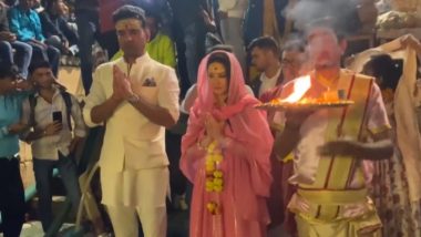 Sunny Leone Visit Varanasi: अभिनेत्री सनी लिओनीने वाराणसीत केली गंगा आरती, इंस्टाग्रामवर शेअर केला व्हिडिओ