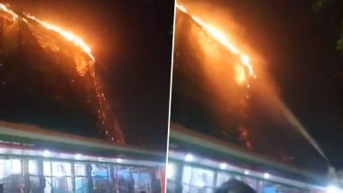 Chennai Fire: चेन्नईतील मैलापूर साईबाबा मंदिराच्या छताला लागली आग, 20 अग्निशमन दलाच्या गाड्या घटनास्थली दाखल