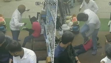 Uttar Pradesh Shocker: दुकानात स्टूलवर बसल्याबद्दल अल्पवयीन मुलाला अमाणुषपणे मारहाण, घटना CCTV कैद