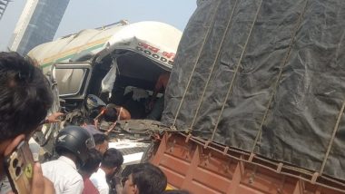 Navi Mumbai Traffic Update: डी वाय पाटील स्टेडियम जवळ पुणे लेन वर अपघात; वाहतूक मंदावली