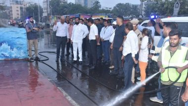 Mumbai Air Pollution: मुख्यमंत्री एकनाथ शिंदे यांची भल्या पहाटे प्रदूषण नियंत्रण कामाची प्रत्यक्ष पाहणी, म्हणाले- 'आवश्यकता भासल्यास कृत्रिम पाऊस पाडला जाईल'
