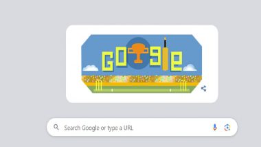 Google Doodle celebrates ICC World Cup 2023: गूगल डूडल साजरा करतंय आयसीसी पुरुष क्रिकेट विश्वचषक ग्रँड फिनाले साजरा केला