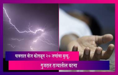 Gujarat: गुजरात राज्यात अवकाळी पावसात वीज कोसळून 20 जणांचा मृत्यू