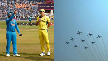 IND vs AUS ICC World Cup 2023 Final: नाणेफेकीनंतर भारतीय वायुसेनेने दाखवली चमक, अनोख्या एअर शोद्वारे प्रेक्षकांचे केले मनोरंजन