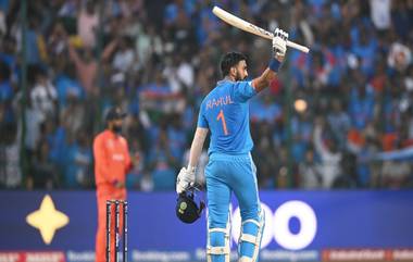 KL Rahul Fastest Century CWC 2023: विश्वचषकाच्या इतिहासात केएल राहुलने ठोकले भारतासाठी सर्वात वेगवान शतक, रोहित शर्माला टाकले मागे