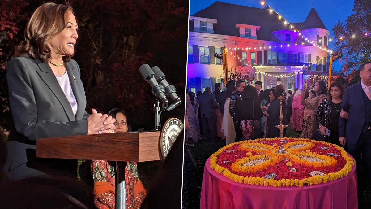 Diwali 2023: कमला हॅरीस यांनी साजरी केली दिवळी (See Pics and Video)