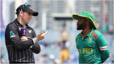 NZ vs SA, World Cup 2023 Toss Update:  न्यूझीलंडने दक्षिण आफ्रिकेविरुद्ध नाणेफेक जिंकली, प्रथम गोलंदाजी करण्याचा घेतला निर्णय