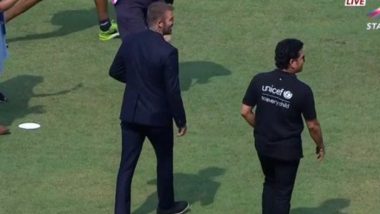 Sachin Tendulkar & David Beckham at Wankhede: वानखेडे स्टेडियमवर एकत्र दिसले सचिन तेंडुलकर आणि डेव्हिड बेकहॅम, पाहा पोस्ट
