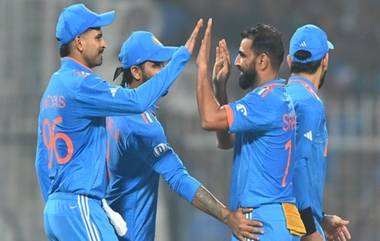 IND vs NZ CWC 2023 Semi Final Score Update: मोहम्मद शामीने एकाच षटकात न्यूझीलंडला दिले दोन धक्के, न्यूझीलंड 4 बाद 220 धावा