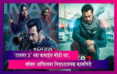 Tiger 3 Box Office Collection:'टायगर 3' च्या कमाईत मोठी घट, बॉक्स ऑफिसवर निराशाजनक कामगिरी