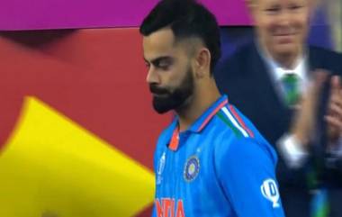 Virat Kohli Won Player Of The Tournament Award: विराट कोहलीने जिंकला प्लेअर ऑफ द टूर्नामेंटचा पुरस्कार, चेहऱ्यावर दिसला नाही आनंद