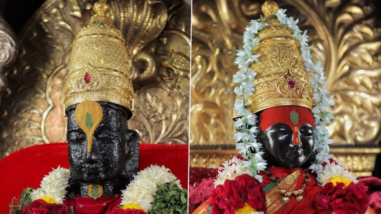 Kartiki Ekadashi 2023 Vitthal Rukmini Look: कार्तिकी एकादशी निमित्त पहा आजचं विठ्ठल-रूक्मिणीचं विलोभनीय रूप (View Pic)