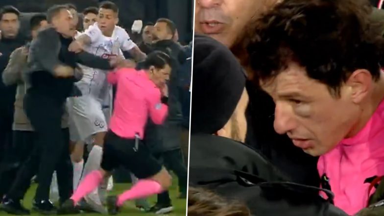 Turkish football club: फुटबॉलचे मैदान बनले कुस्तीचा आखाडा, सामन्या दरम्यान संघ मालकाची रेफ्रीला मारहाण