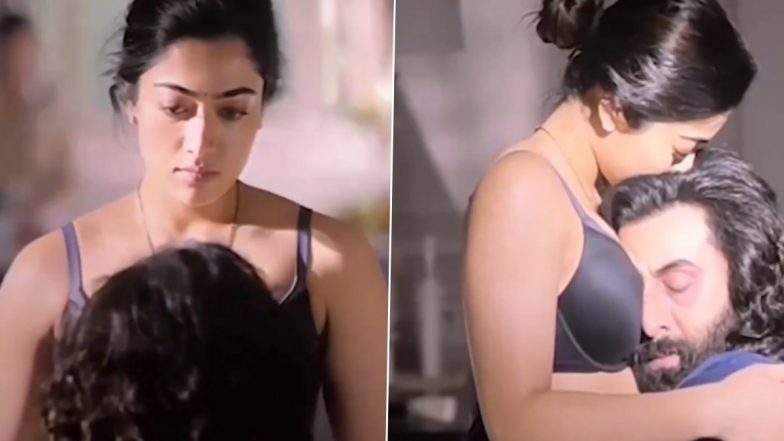 Animal: Ranbir Kapoor सोबत ब्लॅक ब्रा मधील Rashmika Mandanna चे हॉट इंटिमेट सीन्स सोशल मीडियावर लीक