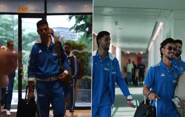 Team India Reached South Africa: टी-20 मालिकेसाठी भारतीय संघ दक्षिण आफ्रिकेत दाखल, बीसीसीआयने व्हिडिओ केला शेअर (Watch Video)