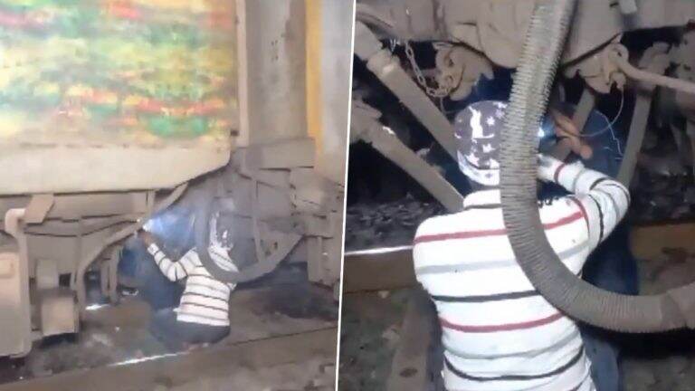 Howrah-Mumbai Train Decouples: मोठा अपघात टळला! बिरशीबपूरमधील उलुबेरिया स्टेशनजवळ मुंबईकडे जाणाऱ्या हावर्ड मेलचे दोन डबे झाले वेगळे, Watch Video