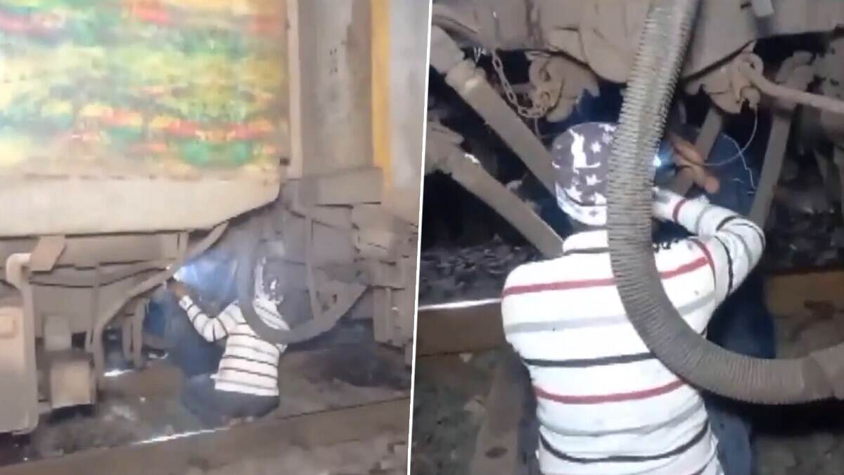 Howrah-Mumbai Train Decouples: मोठा अपघात टळला! बिरशीबपूरमधील उलुबेरिया स्टेशनजवळ मुंबईकडे जाणाऱ्या हावर्ड मेलचे दोन डबे झाले वेगळे, Watch Video