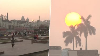 Last Sunset of 2023 Video From Ayodhya: अयोध्येत पाहिला गेला 2023 चा शेवटचा सूर्यास्त, पाहा व्हिडिओ