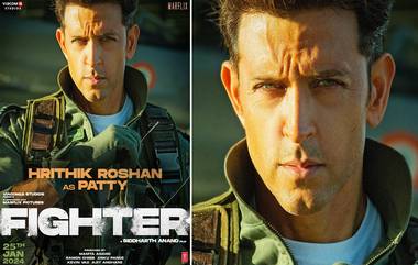 Fighter First Look: 'फायटर' चित्रपटामधील हृतिक रोशनचा लूक समोर, दीपिका पादुकोणच्या लूकबाबत उत्सुकता