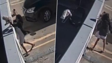 Australia Shocker: महिलेचा निर्दयीपणा कॅमेरात कैद, पाळीव कुत्र्याला शॉपिंग सेंटरच्या छतावरून फेकले