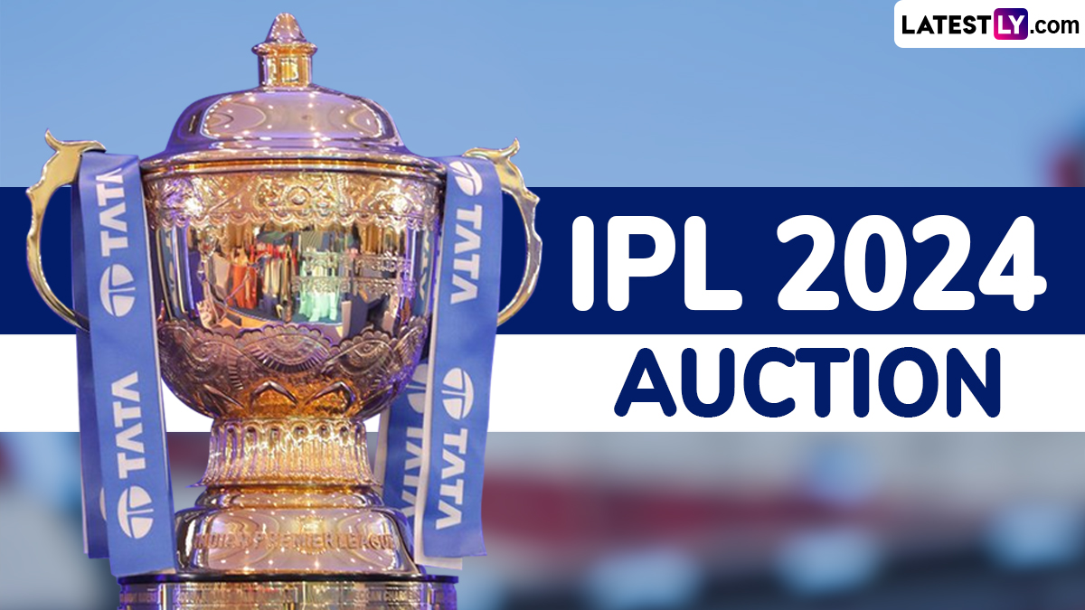 TATA IPL Auction 2024 Live Update   5 IPL 2024 Auction 